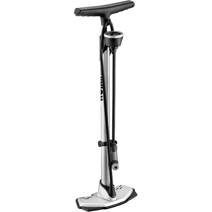 Gewerkschaftsbodenpumpe Aluminium BP-12F mit Manometer SV AV Silber