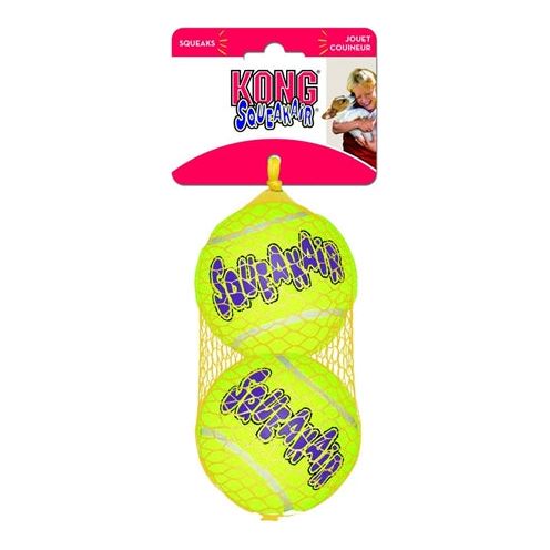 Kong Squeakair Tennisball Gelb mit Piepton