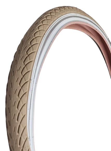 Deli-Reifen SA 206 Outside Creme White 26x1.75 47-559 Breaker Anti-Lek-Reflexion