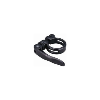 Sattelstützenklemme Alu 28,6 schwarz