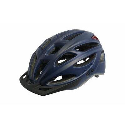 Qt cycle tech helmet urban 58-62 cm matt Bluew led Beleuchtung 2810379