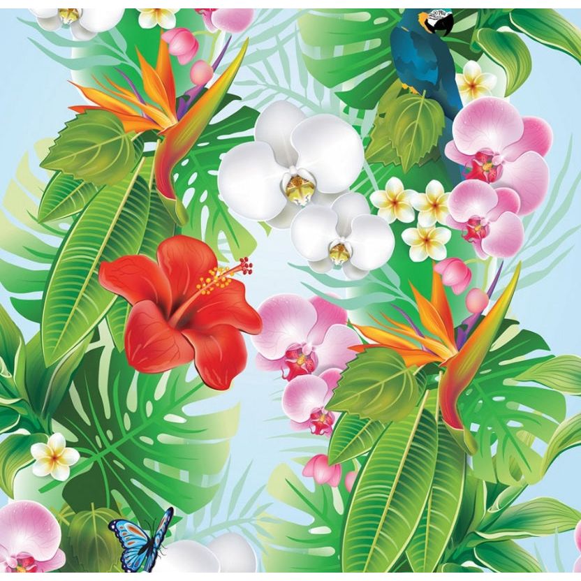 Bikecap Schabracke Tropical Flower