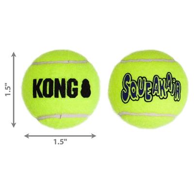 Kong Squeakair Tennisball Gelb mit Piepton