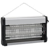 Vidaxl -Flug mit 30 W Aluminium schwarz