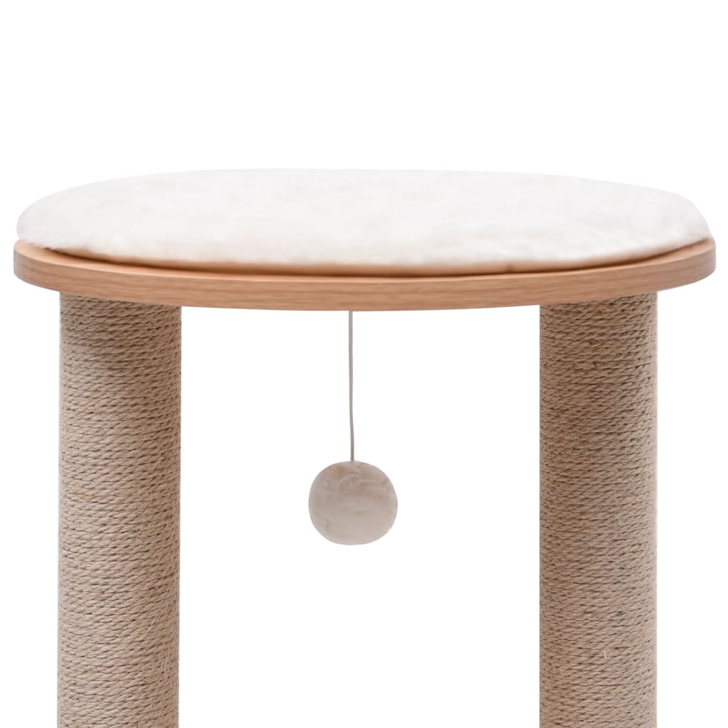 VIDAXL -Katzenkratzstange klein mit Kratzpfosten 44 cm