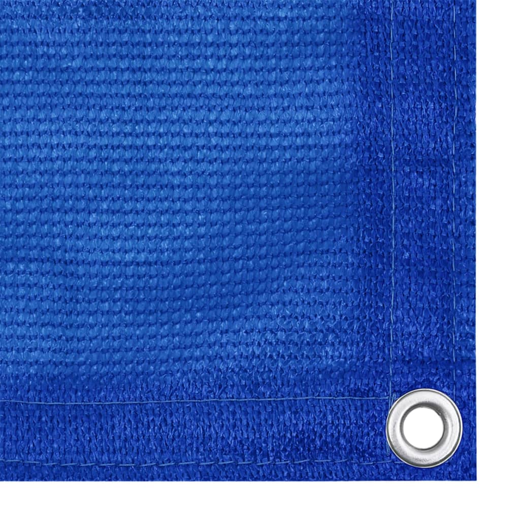Vidaxl Zelt Teppich 200x400 cm HDPE Blau