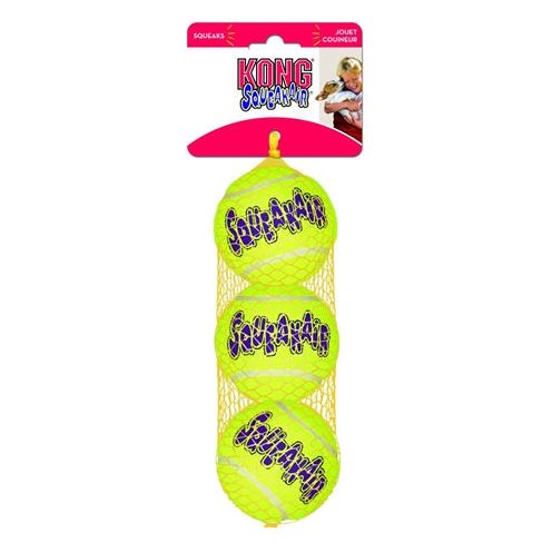 Kong Squeakair Tennisball Gelb mit Piepton