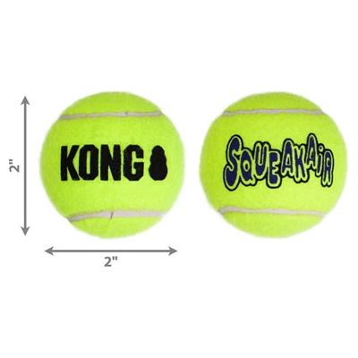 Kong Squeakair Tennisball Gelb mit Piepton