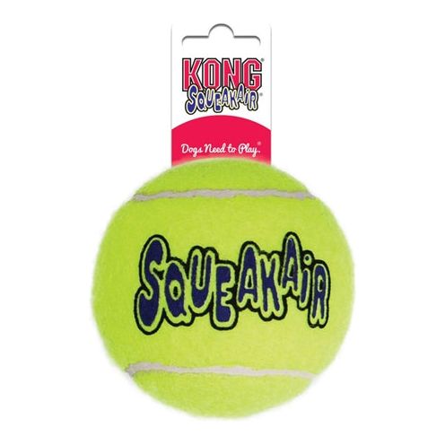 Kong Squeakair Tennisball Gelb mit Piepton