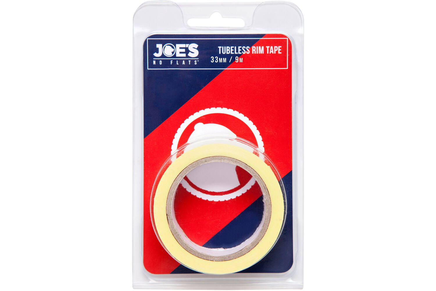 Joes No Flats Tubeless Rand Slint gelb 33 mm x 9m