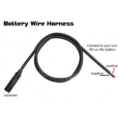 Bafang 8fun Kabel Controller Batterie schwarz female-3p male 2-p 100 cm