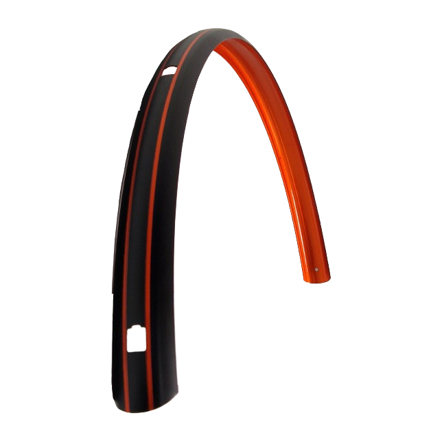 SKS Heck Kotflügel 28 Zoll Kunststoff 46 mm matt schwarz rot