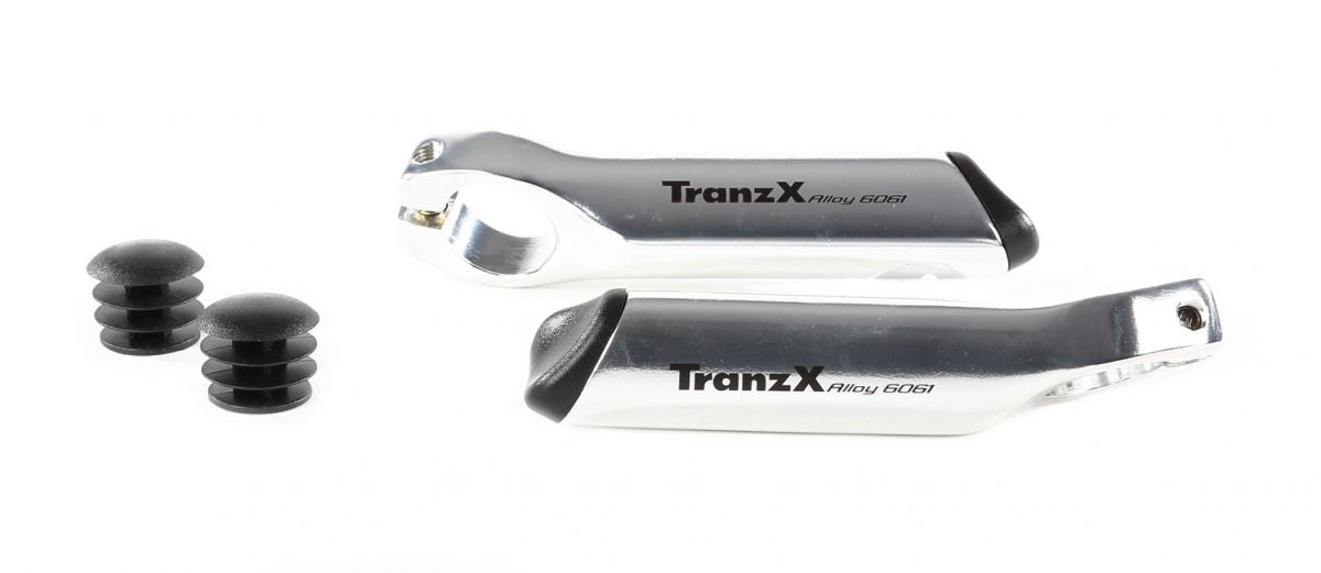 TranzX Tranzx jd-897 Lenkerhörnchen alu silber 95 mm
