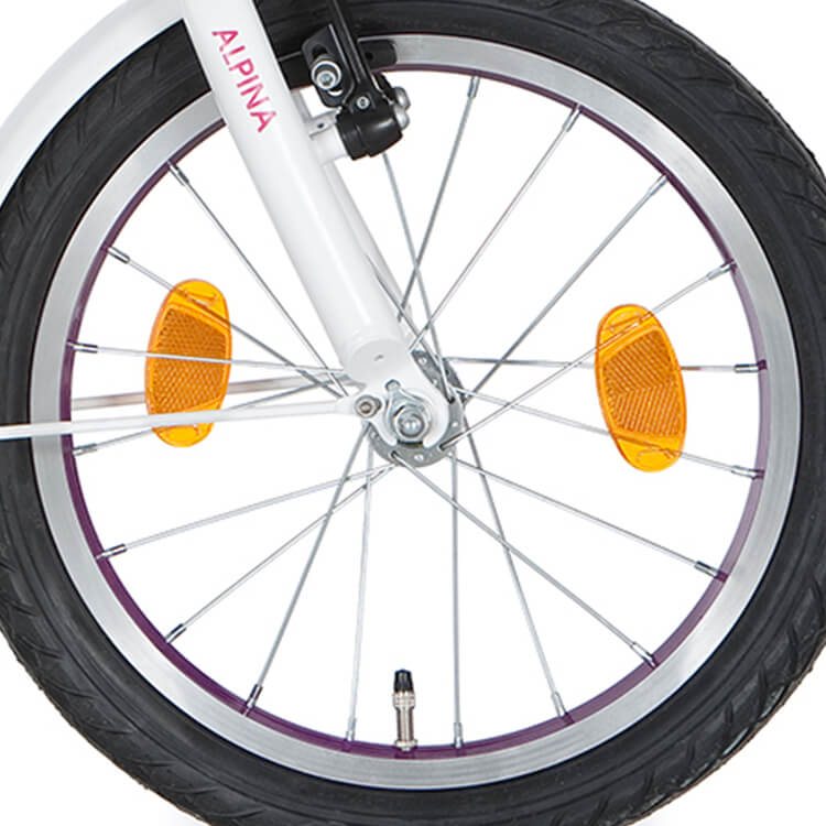 ALPINA -Vorderrad 18 J20 Purple Zink SPK