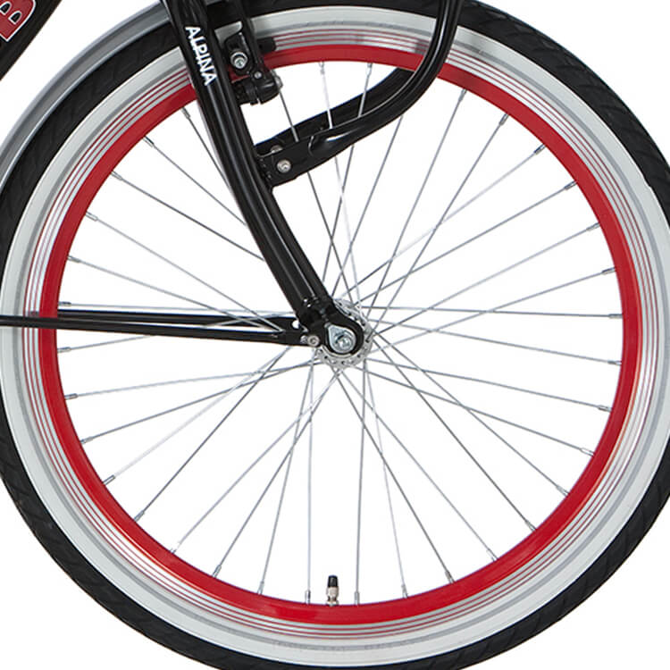 Alpina Voorwiel 22 J19SG Red Zink SPK