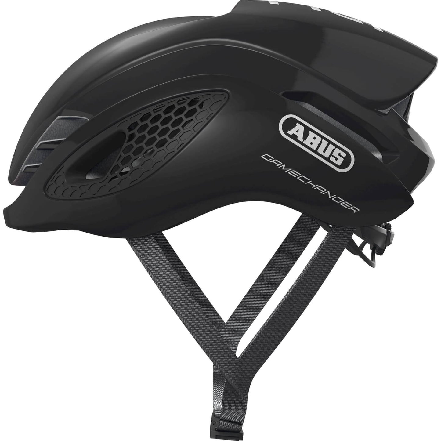 ABUS HELME GAMECHANGER glänzend schwarz l 59-62 cm
