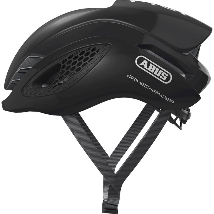 ABUS HELME GAMECHANGER glänzend schwarz l 59-62 cm