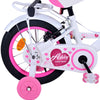 Volare Ashley Children's Bicycle - Mädchen - 14 Zoll - Weiß - Zwei Handbremsen