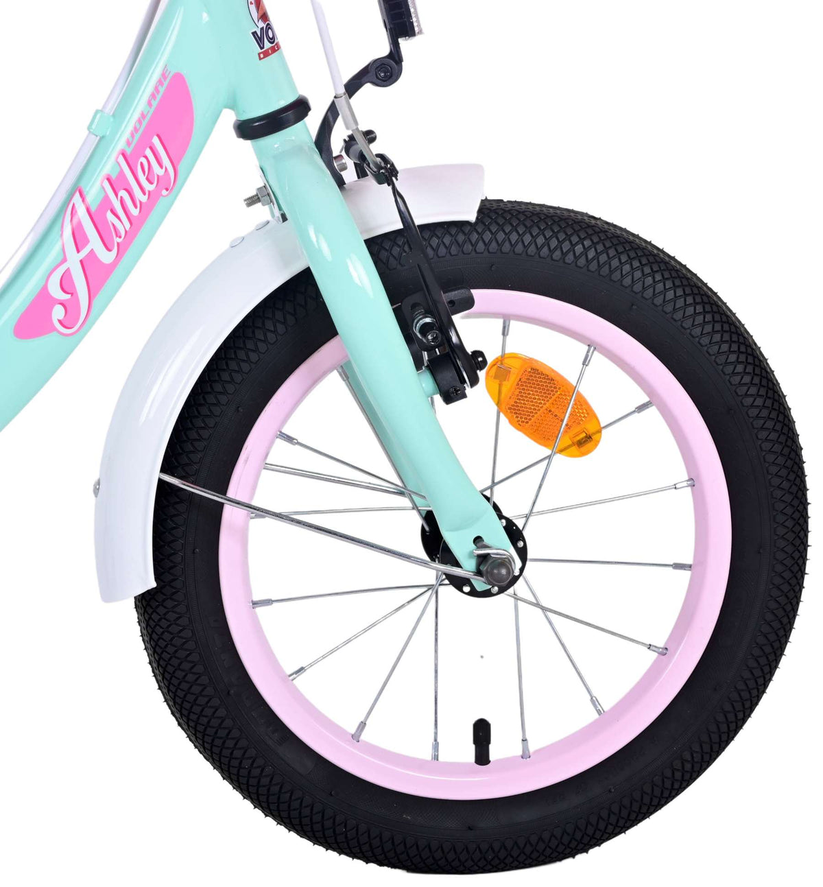 Volare Ashley Children's Bicycle - Mädchen - 14 Zoll - Grün - Zwei Handbremsen