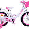 Volare Ashley Children's Bicycle - Mädchen - 16 Zoll - Weiß - Zwei Handbremsen