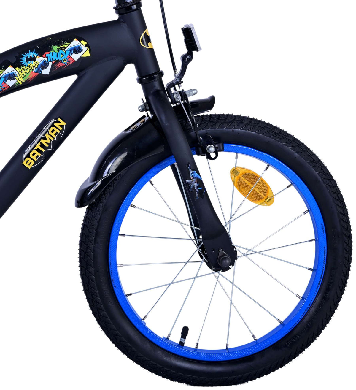 Batman Kinderbike - Jungen - 16 Zoll - schwarz