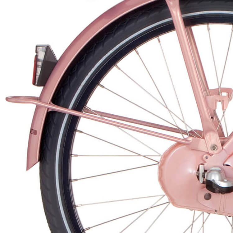 Cortina Fender Rod hinten 26 U4 Mahagoni Rose