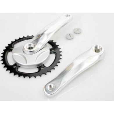 CRANKSET 38T 152 mm Schwarz / Silber