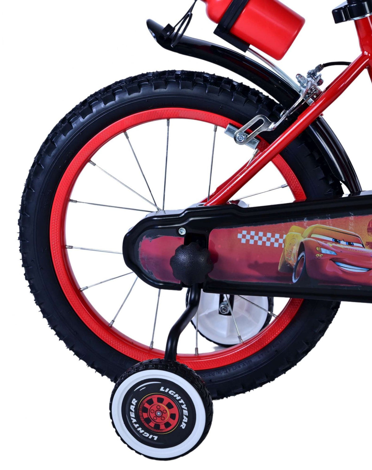 Disney Cars Children's Bicycle - Jungen - 16 Zoll - Rot - Zwei Handbremsen