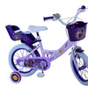 Wunsch Wunsch Kinderfahrradmädchen 14 Zoll lila zwei Handbremsen