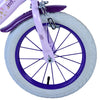 Wunsch Wunsch Kinderfahrradmädchen 14 Zoll lila zwei Handbremsen