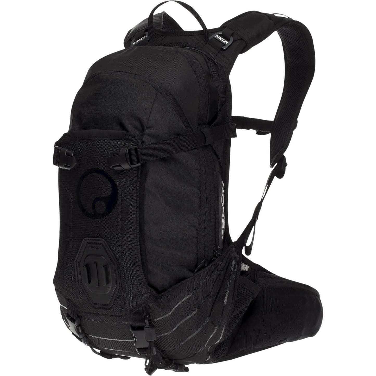 Ergon Ba2 E Protect - All -Mountain -Rucksack für ActionCams - Schwarz