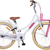 Volare Exzellente Kinderfahrrad - Mädchen - 24 Zoll - Weiß - 3 Zahnräder