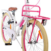 Volare Exzellente Kinderfahrrad - Mädchen - 24 Zoll - Weiß - Zwei Handbremsen