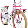 Volare Exzellente Kinderfahrrad - Mädchen - 24 Zoll - Weiß - 3 Zahnräder