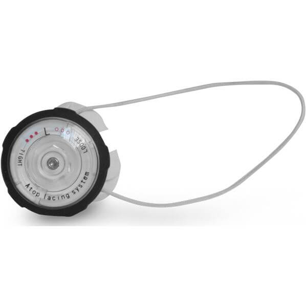 Flr Reel Knopf 55 cm Weiß auf BOA -Verschluss 2 Teile