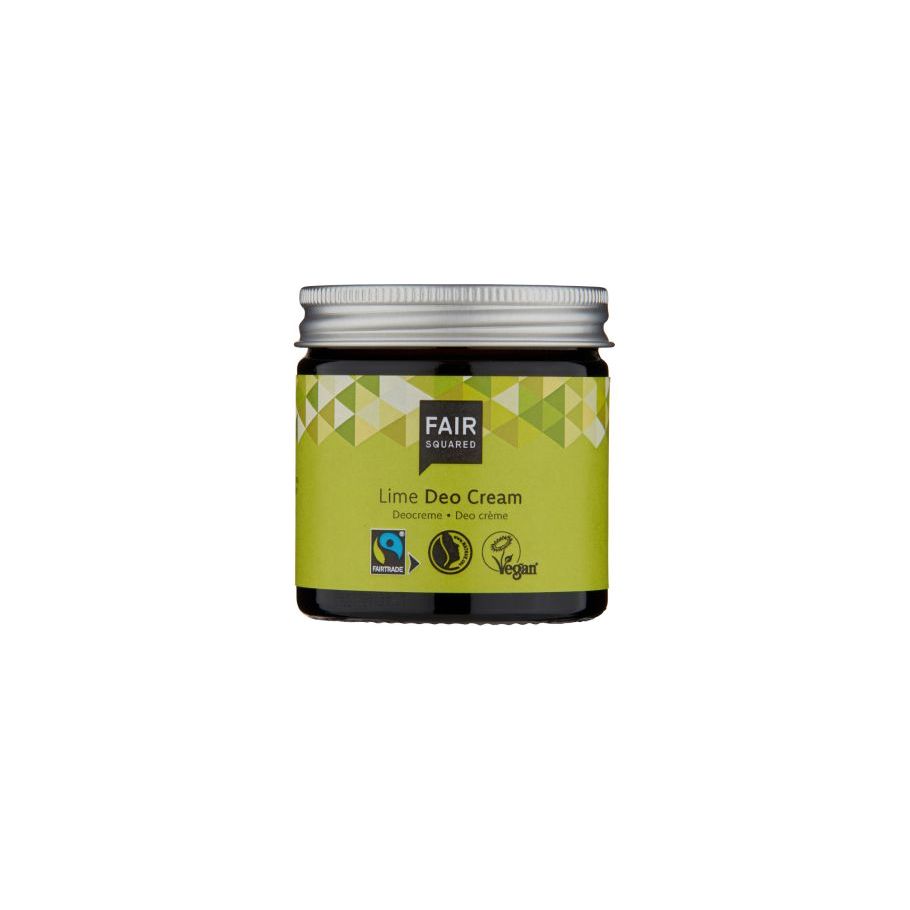 Faire quadratische Deo -Creme frische Limette 50 ml