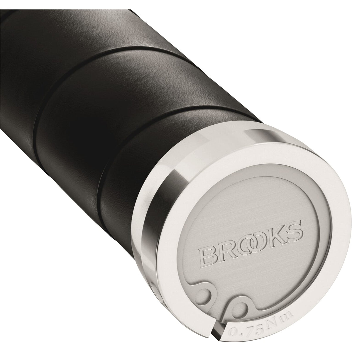 Brooks Griffe schlanke Ledergriffe 130 mm schwarz
