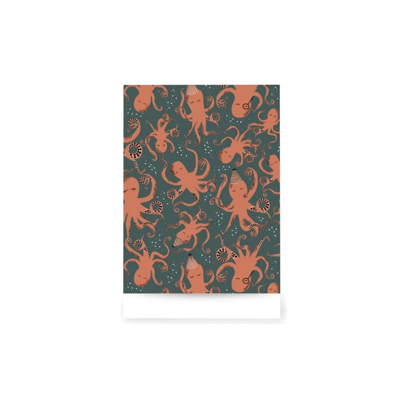 Haus der Produkte Geschenktüten Oktopus Blau Orange 17x25cm 200st