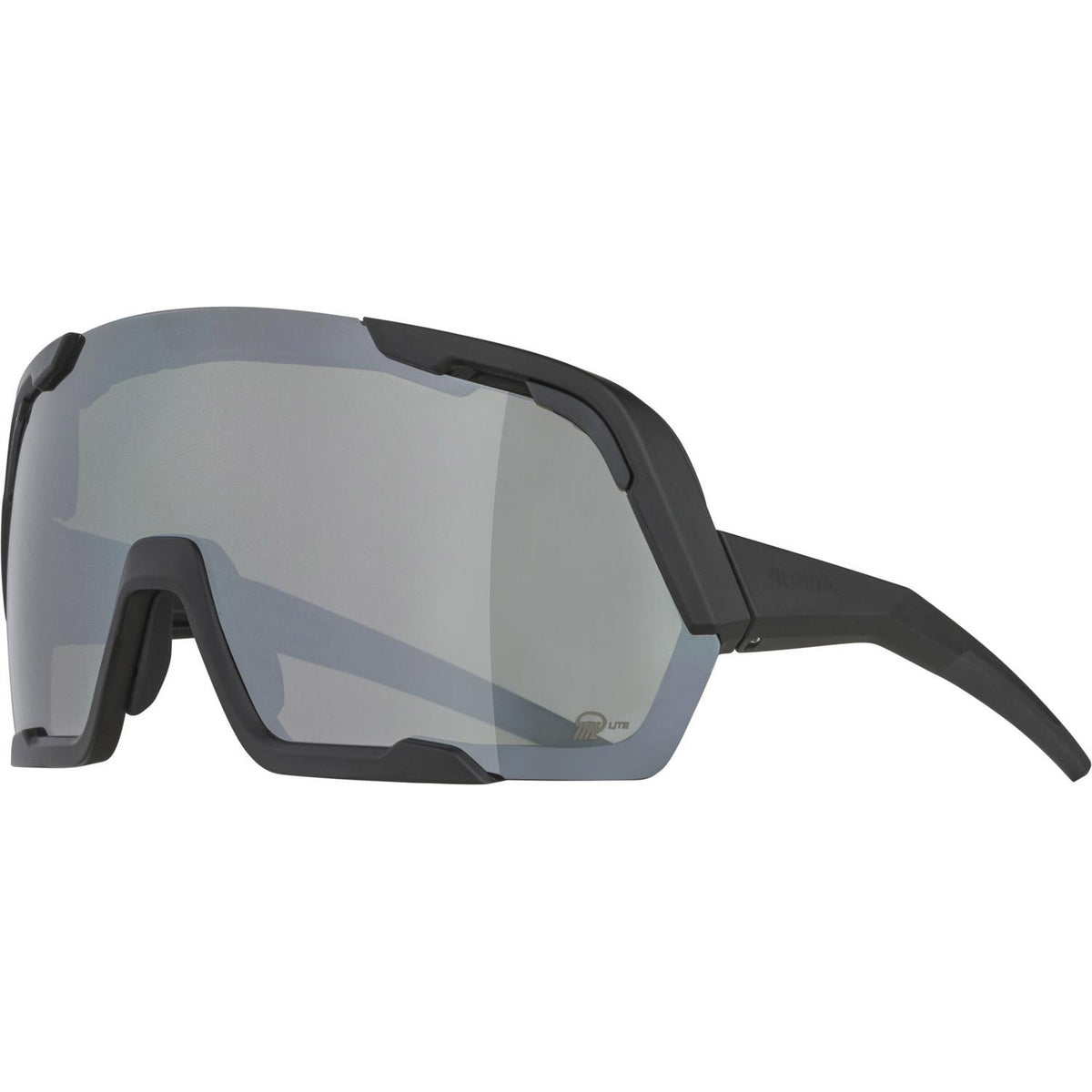 Olympiasportswear Sport Sports Brille Rocket Bett Q-Lite Schwarz Silber