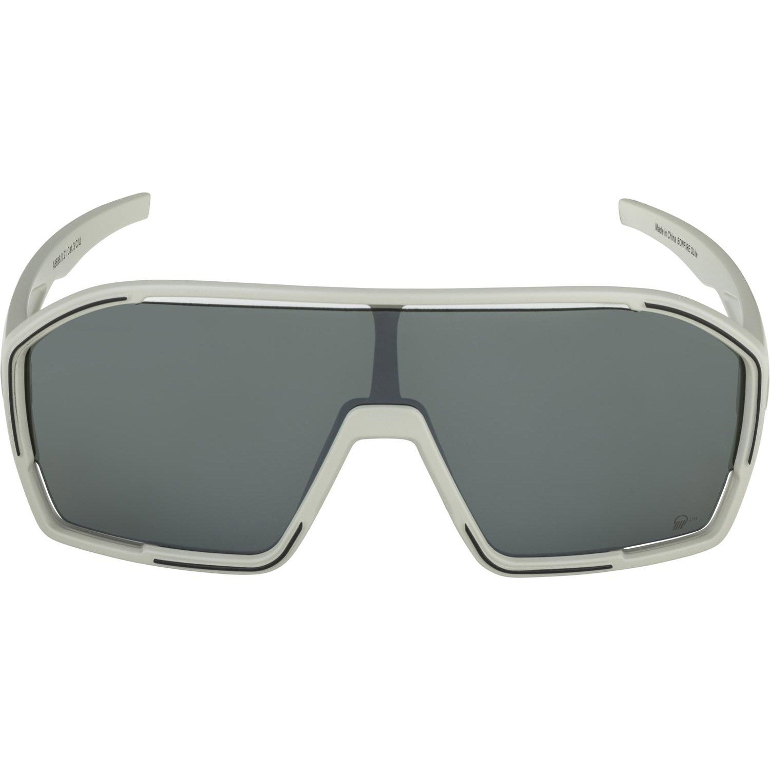 Olympische Sportbahnenbrillen Bonfire Q-Lite Fogstop Grau Silber Mirr.Cat3
