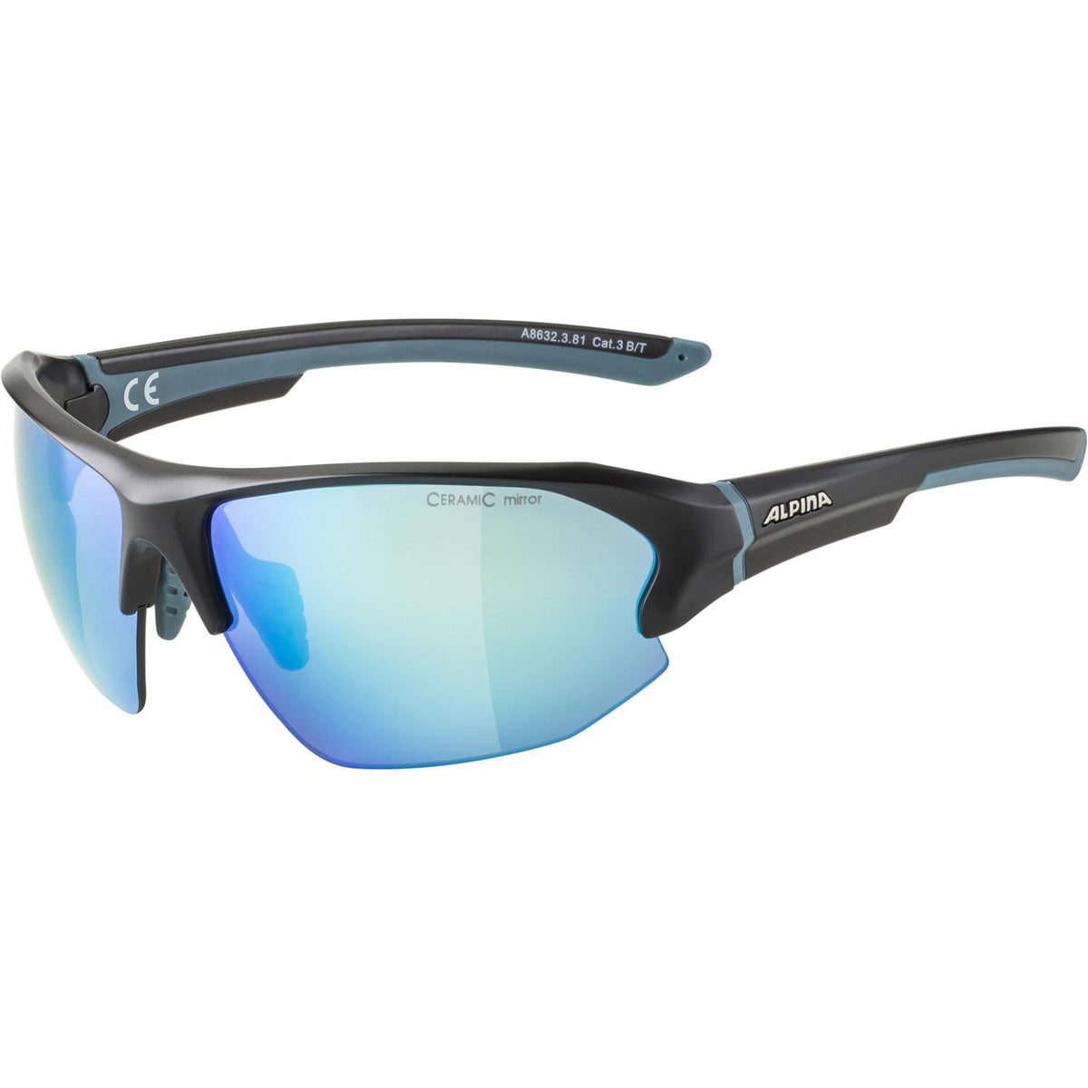 Olympische Sportswear Sportbril Lyron Hr schwarz