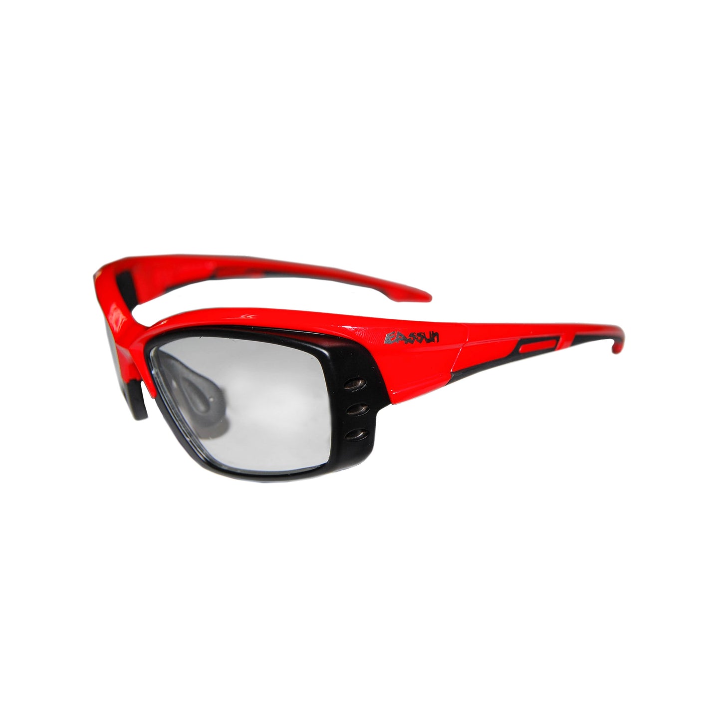 Brille Pro Rx Montura 581 Rote Matte Schwarz