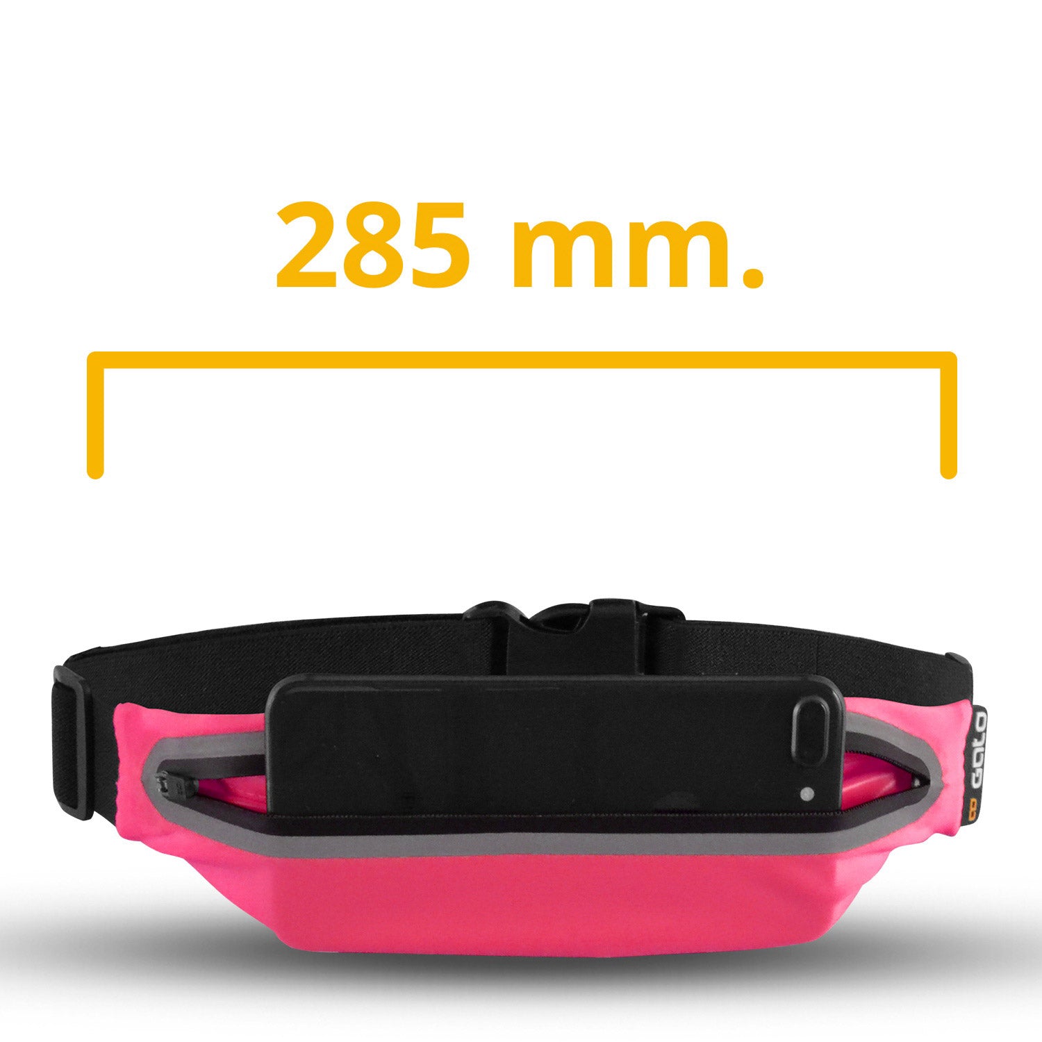 Gato Sportgürtel wasserdichtes Pink One Size