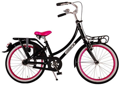 Volare 20 Zoll Fahrrad Oma Transport Glitter Black Pink 22033