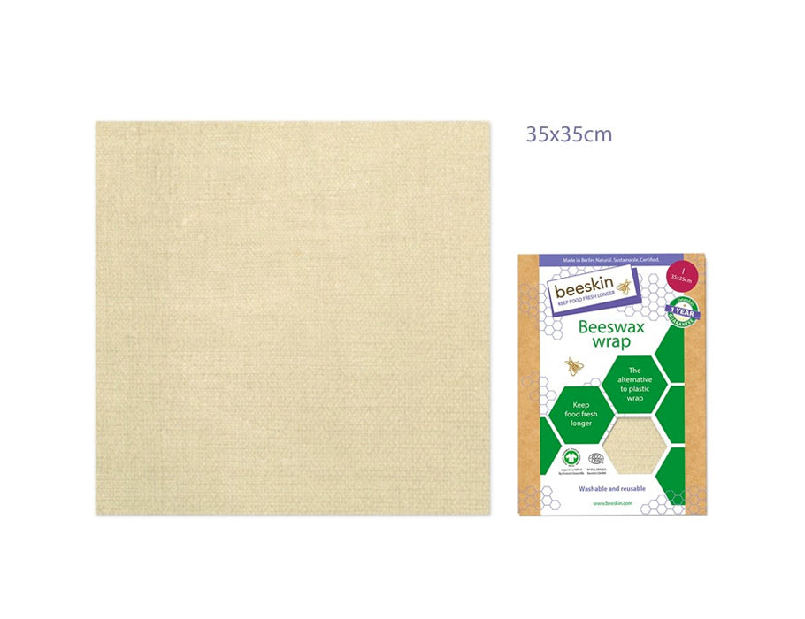 Bienenbiene Waschlappen groß 35x35 natürlicher Druck