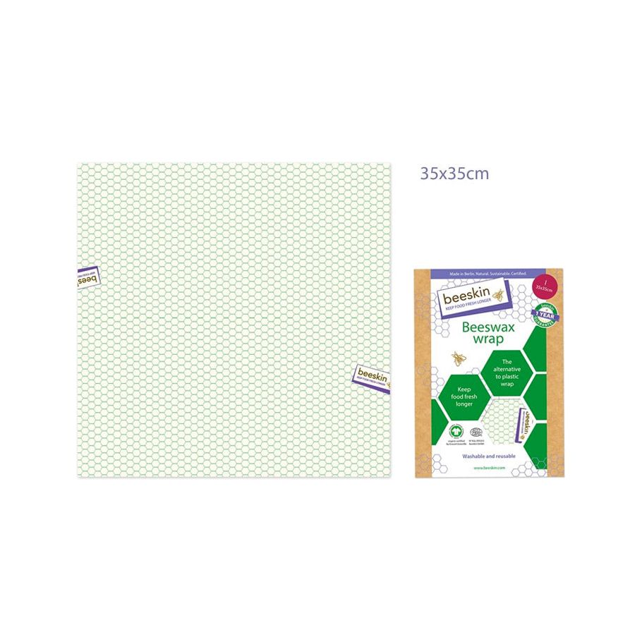Bienenkinne Bienenwachs -Stoff groß 35x35 Standarddruck