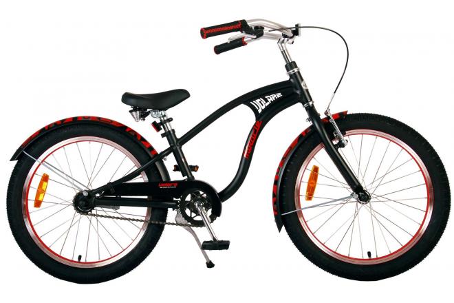 Volare Miracle Cruiser Kinderfahrrad - Jungen - 20 Zoll - Matt Black - Prime Collection