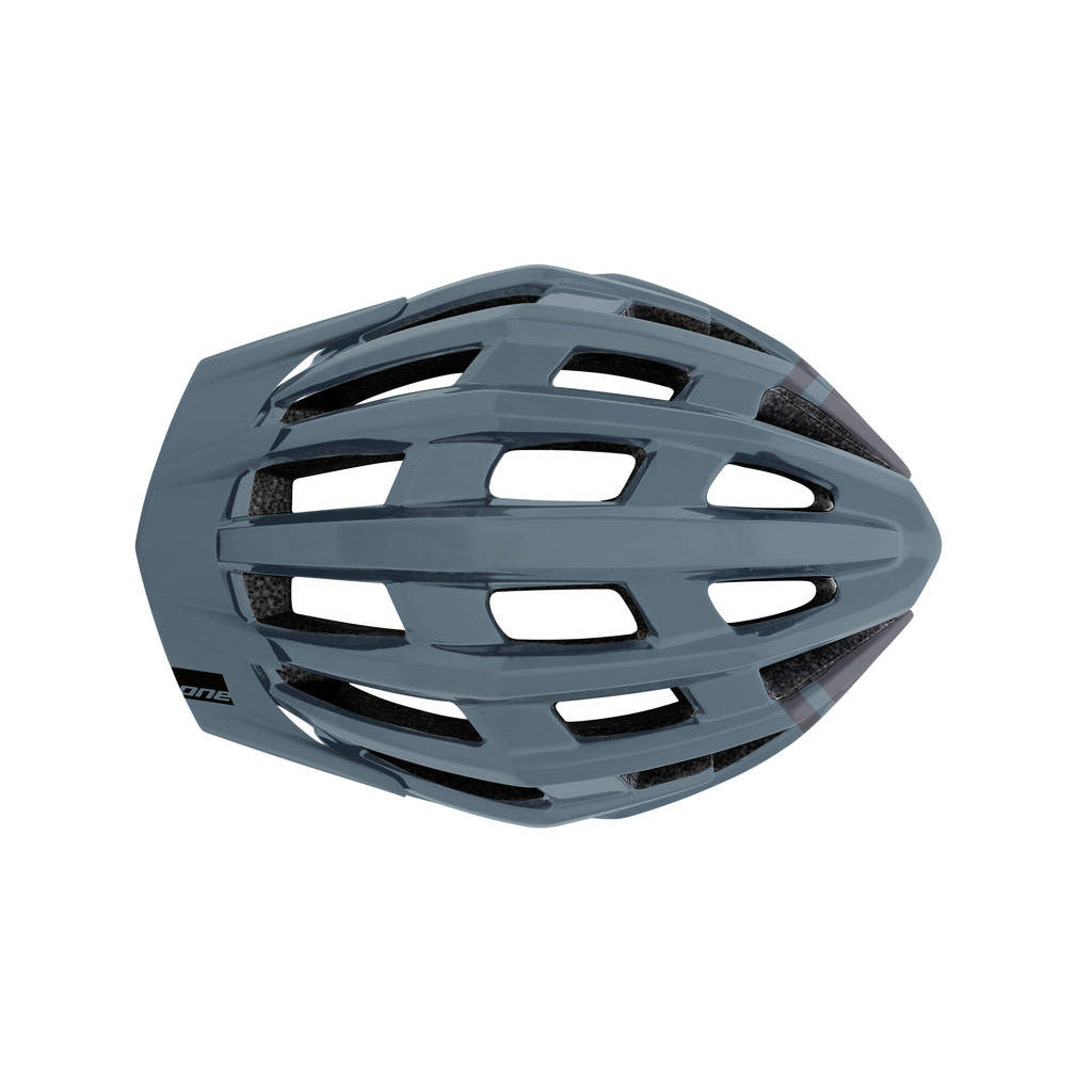 Ein Helm MTB Race M L (57-61) grau weiß
