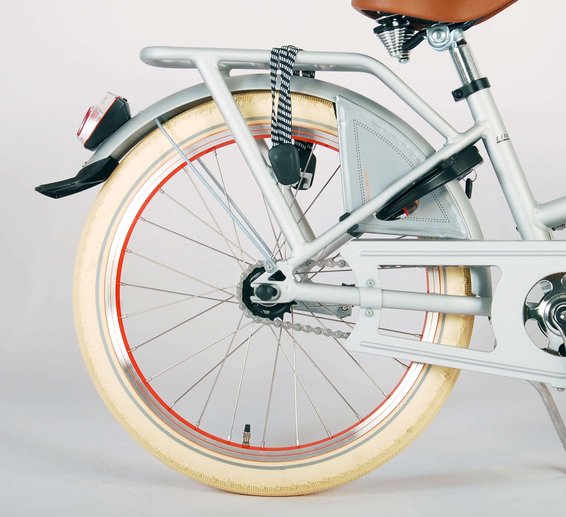 Volare Oma Classic Children's Bicycle - Mädchen - 20 Zoll - Matt Silver