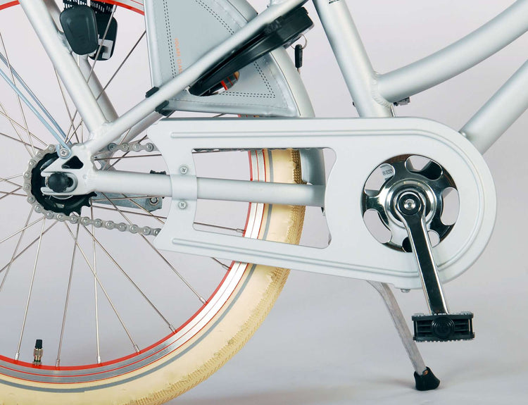 Volare Oma Classic Children's Bicycle - Mädchen - 20 Zoll - Matt Silver